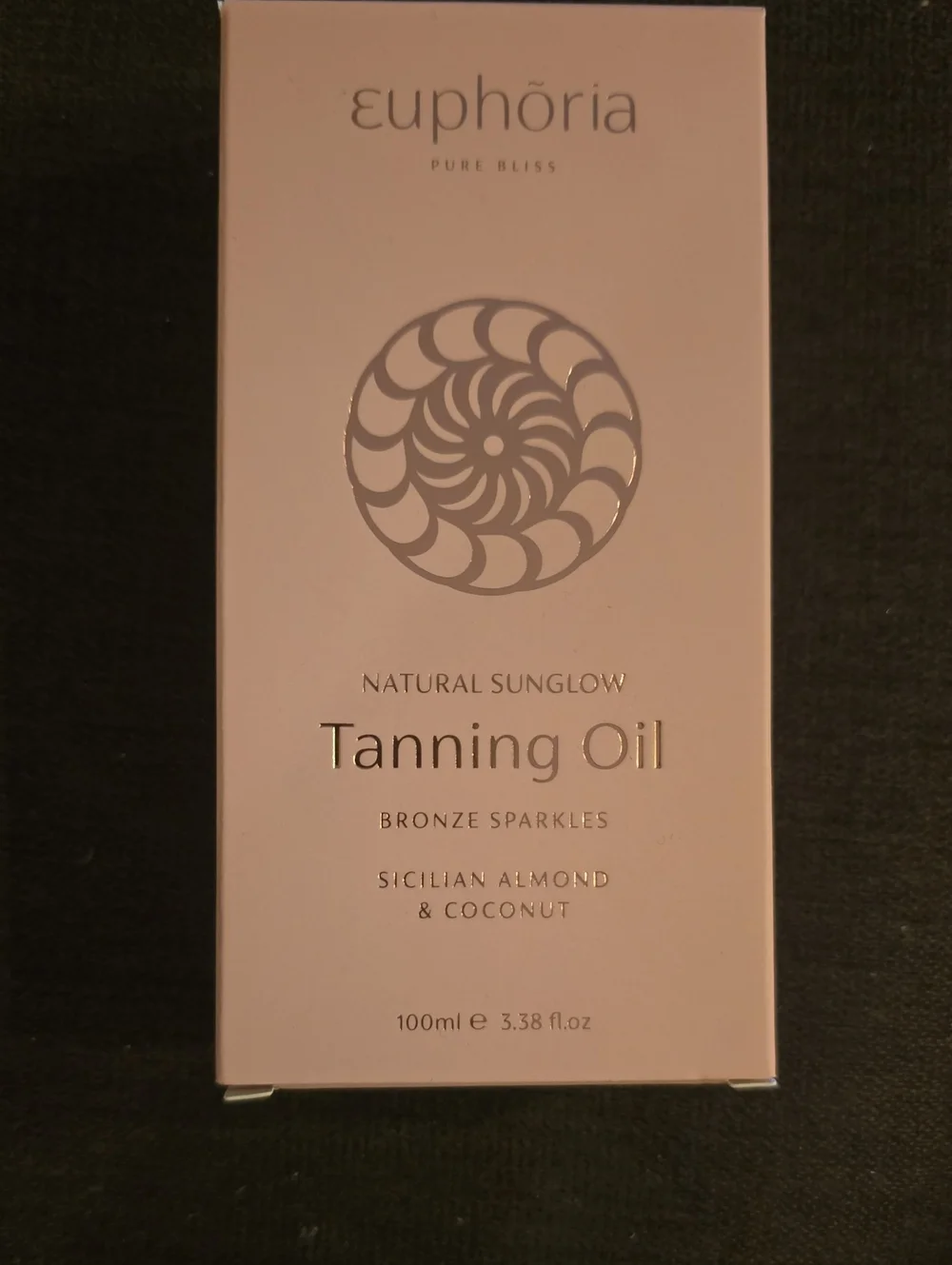 Euphoria Natural Sunglow Tanning Oil - Pink